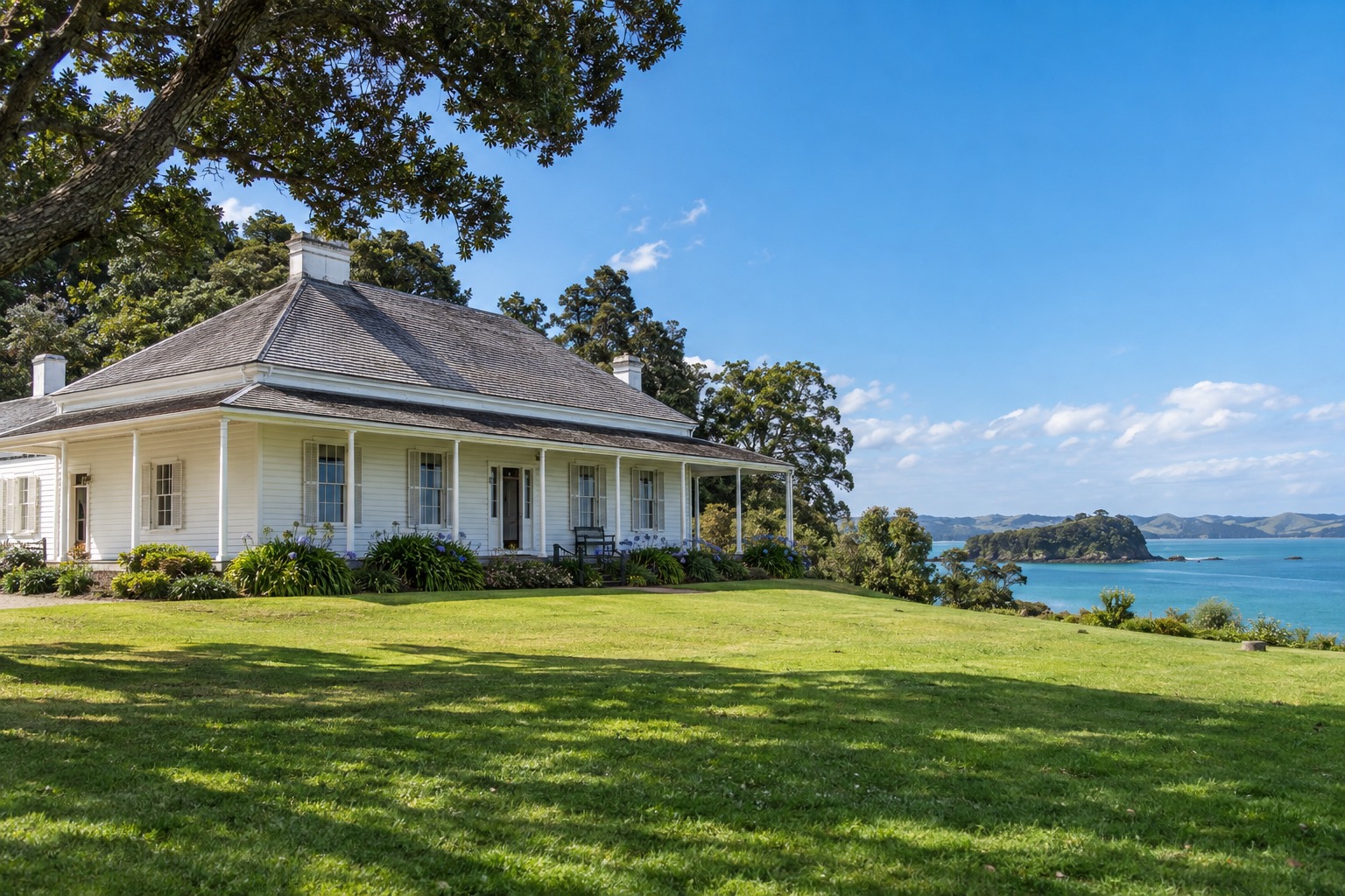 The Treaty House at Waitangi, built 1833-34 for British Resident James Busby